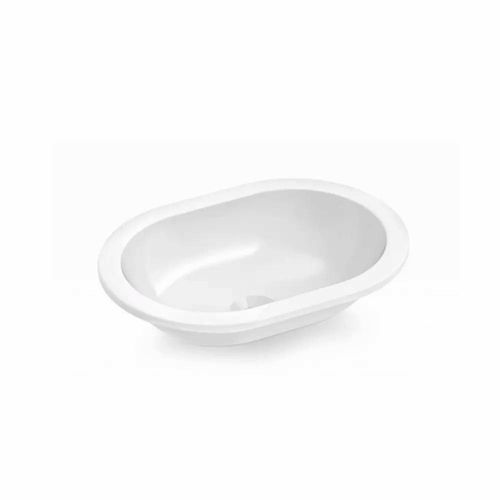 Cuba de Sobrepor/Embutir Oval Branco 43x31cm - Celite